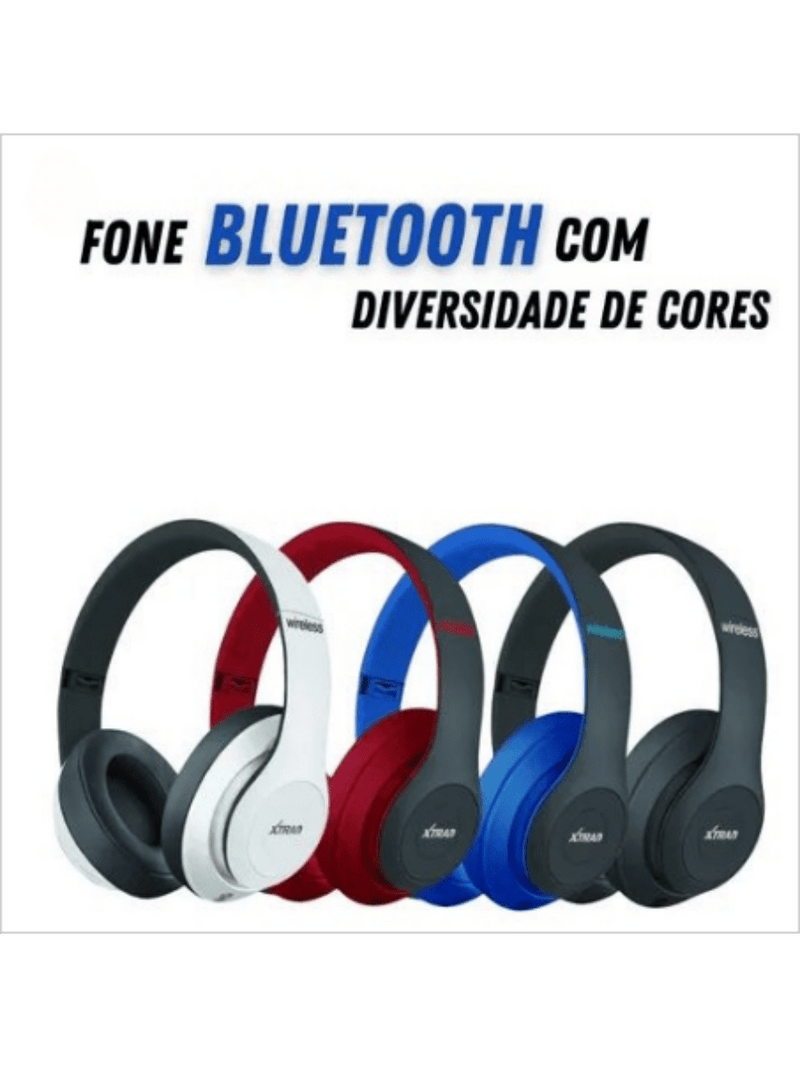 Fone De Ouvido Sem Fio Bluetooth Headphone Bluetooth para Celular