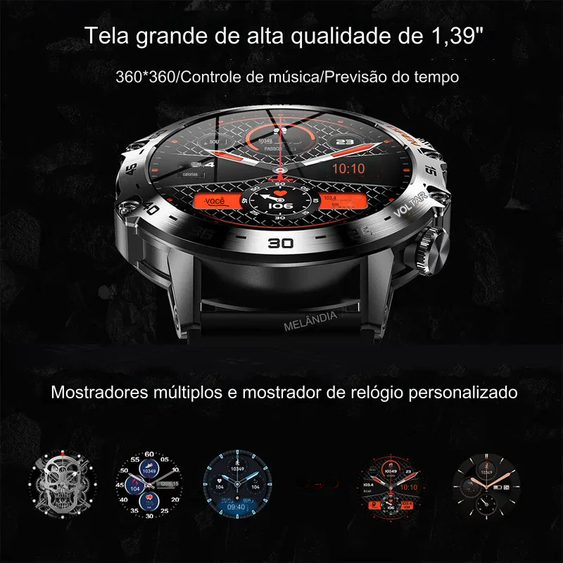 SmartWatch Militar K52-OFERTA IMPERDÍVEL🔥