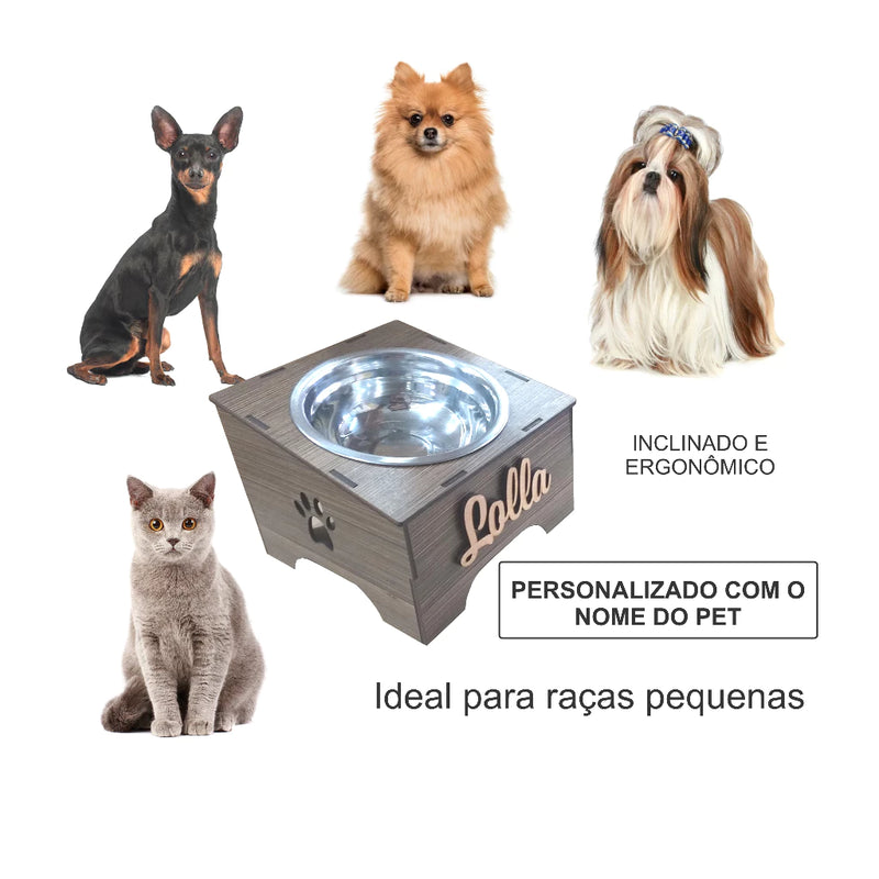 Comedouro De pet - Gatos e Cachorros com nome  PERSONALIZADO-ultimas unidades🔥